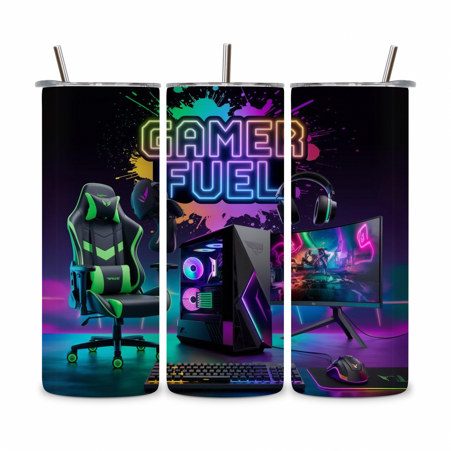 20 OZ Gamer Stainless Steel Tumblers