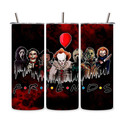20 OZ Horror Characters Stainless Steel Tumblers