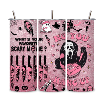 20 OZ Horror Characters Stainless Steel Tumblers