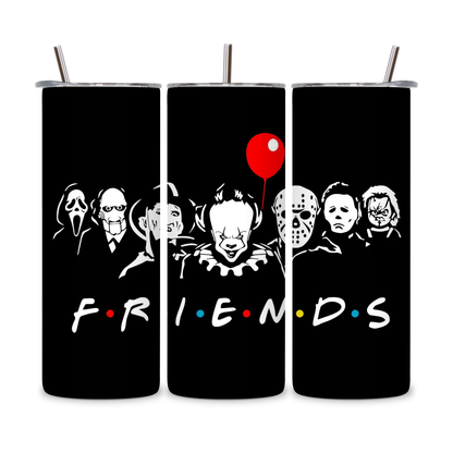 20 OZ Horror Characters Stainless Steel Tumblers