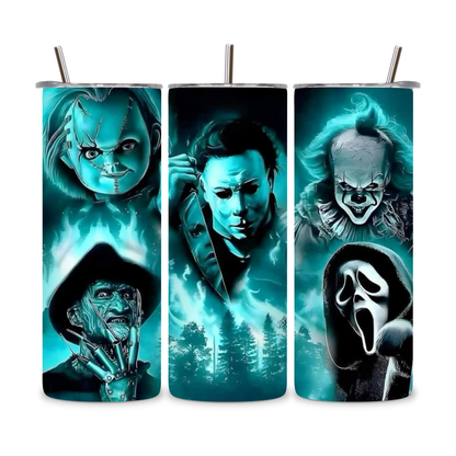 20 OZ Horror Characters Stainless Steel Tumblers
