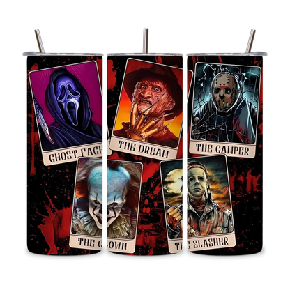 20 OZ Horror Characters Stainless Steel Tumblers