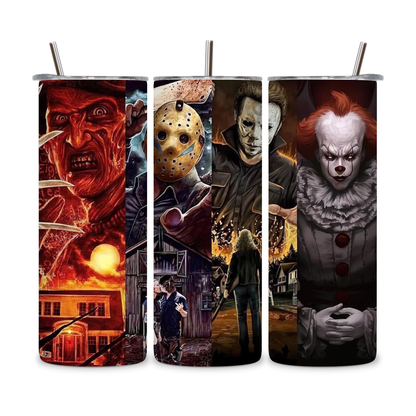 20 OZ Horror Characters Stainless Steel Tumblers