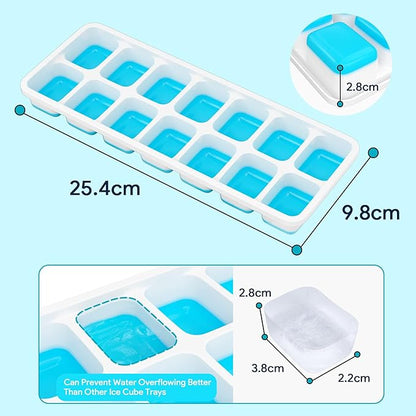 Silicone Ice Cube Trays - 2 Pack