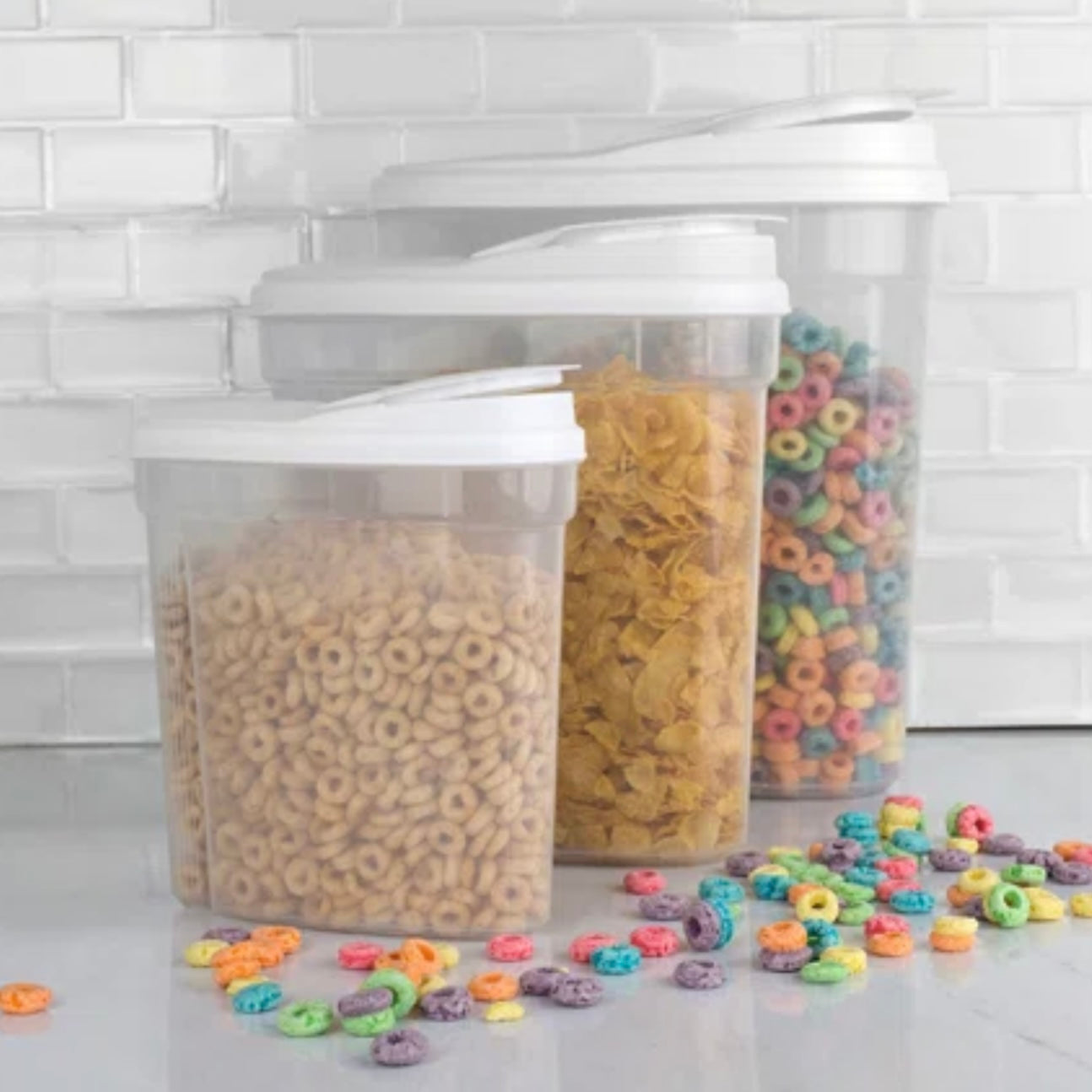 3 Piece Cereal Container Set