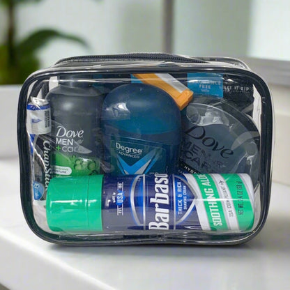 Men’s Hygiene 16 Piece Travel Toiletries Bag