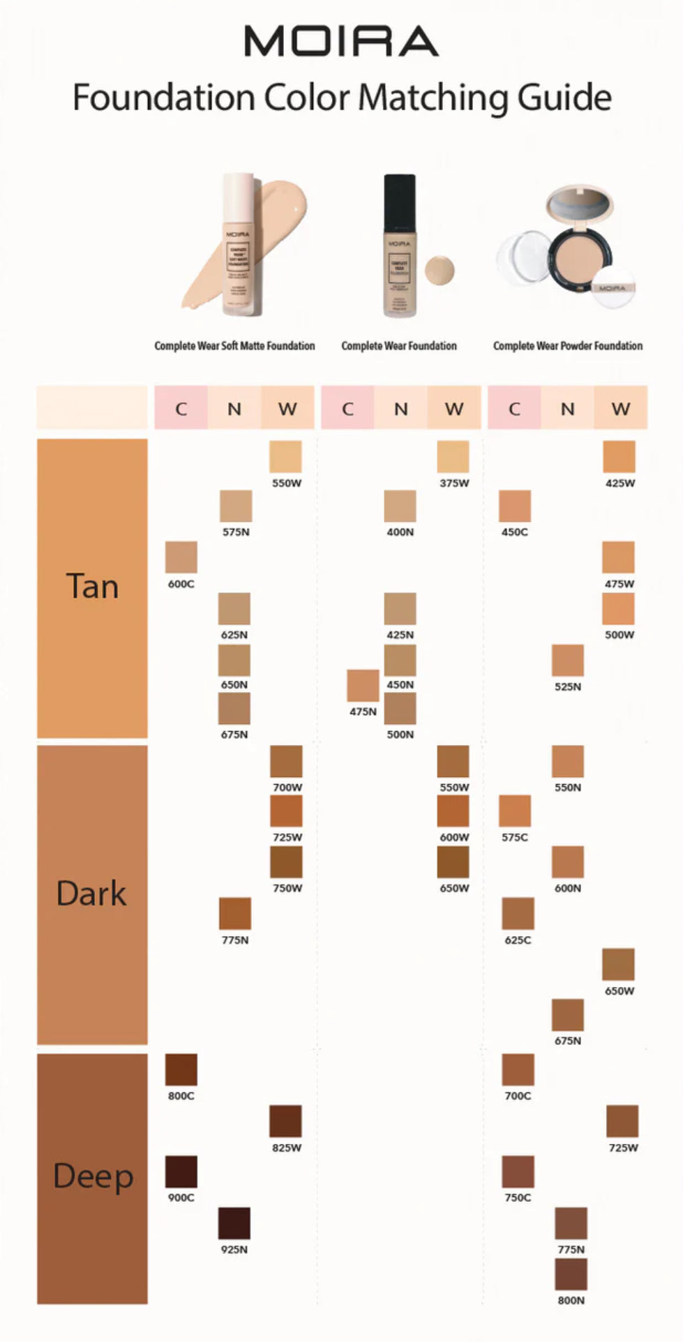 Moira Complete Wear Soft Matte Foundation