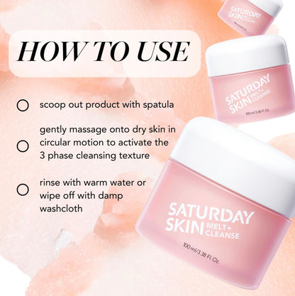 Saturday Skin Melt+Cleanse Makeup Melting Balm