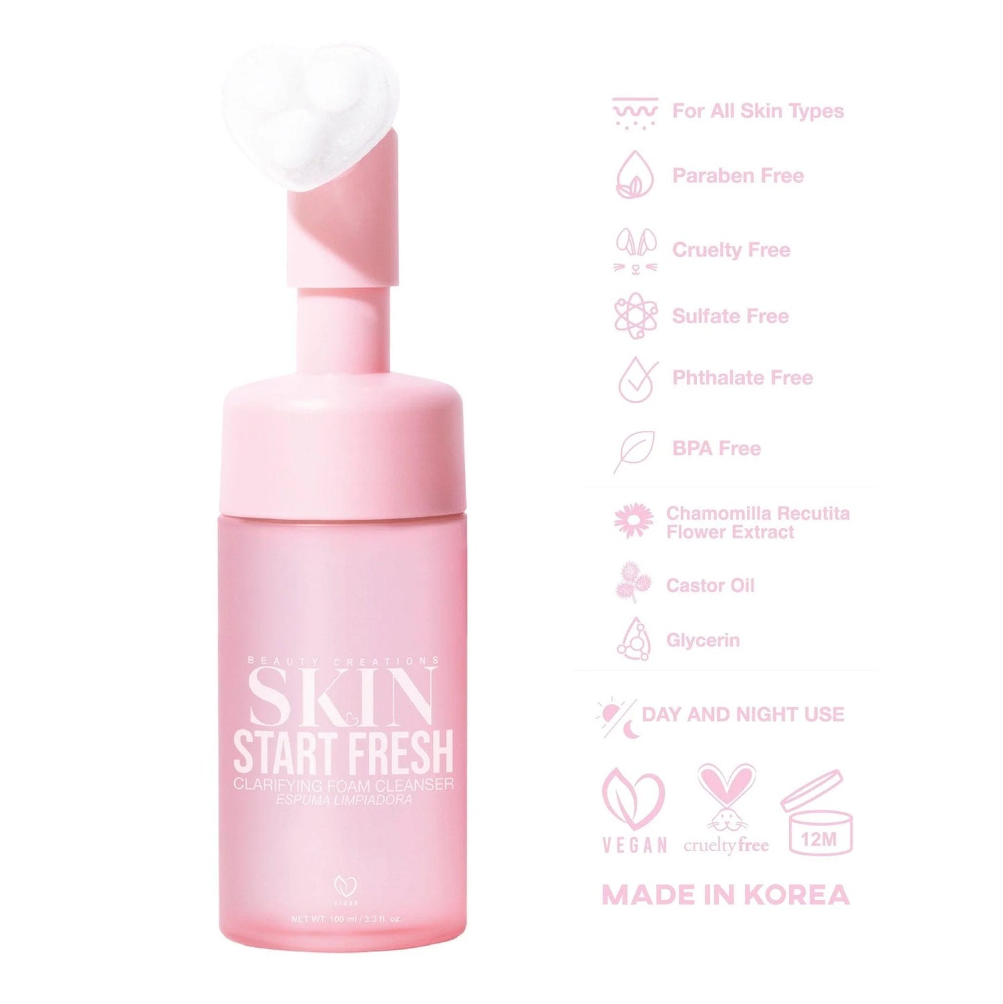 Beauty Creations Skin - Start Fresh Clarifying Foam Cleanser