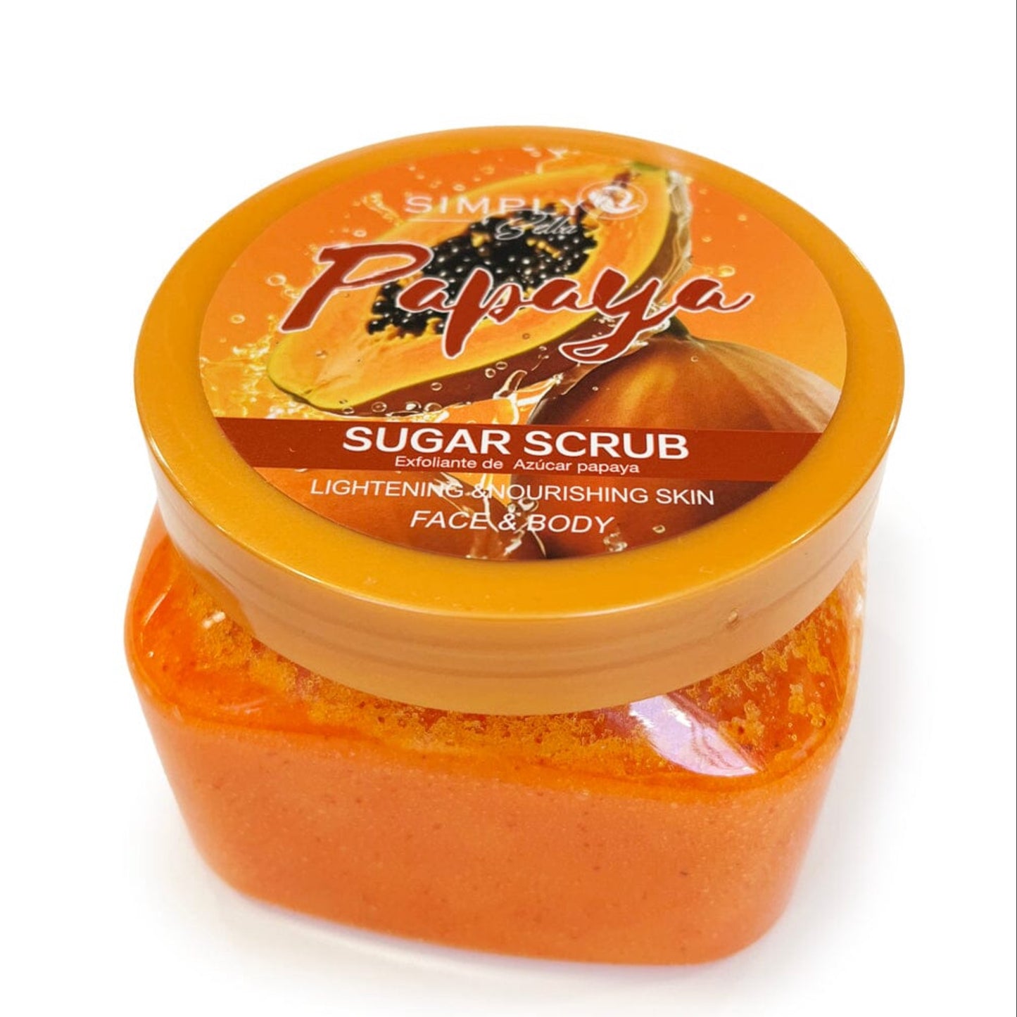 Simply Bella Papaya Sugar Face & Body Scrub