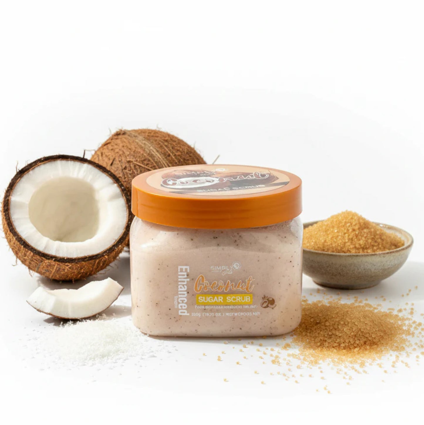 Simply Bella Coconut Sugar Face & Body Scrub