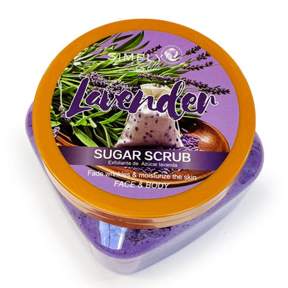 Simply Bella Lavender Sugar Face & Body Scrub