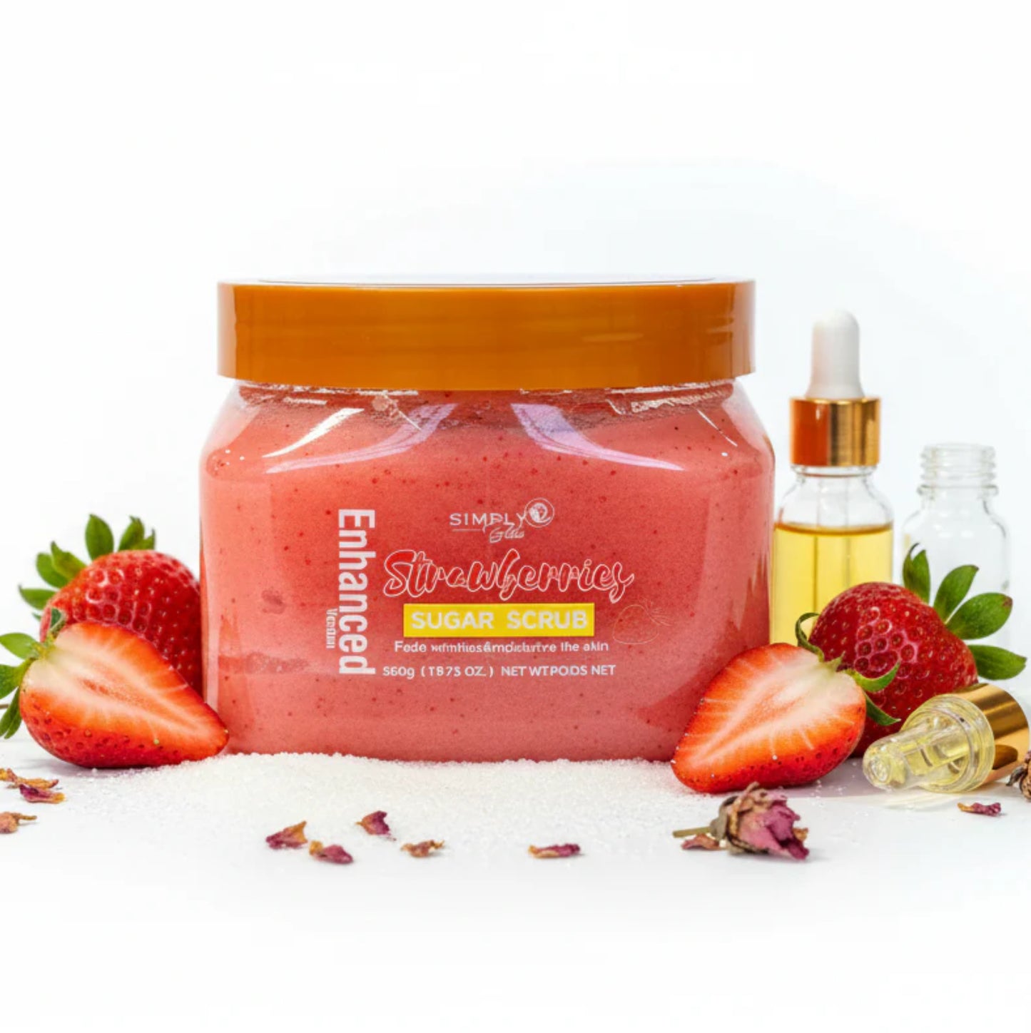 Simply Bella Strawberry Sugar Face & Body Scrub
