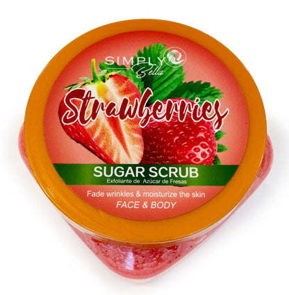 Simply Bella Strawberry Sugar Face & Body Scrub