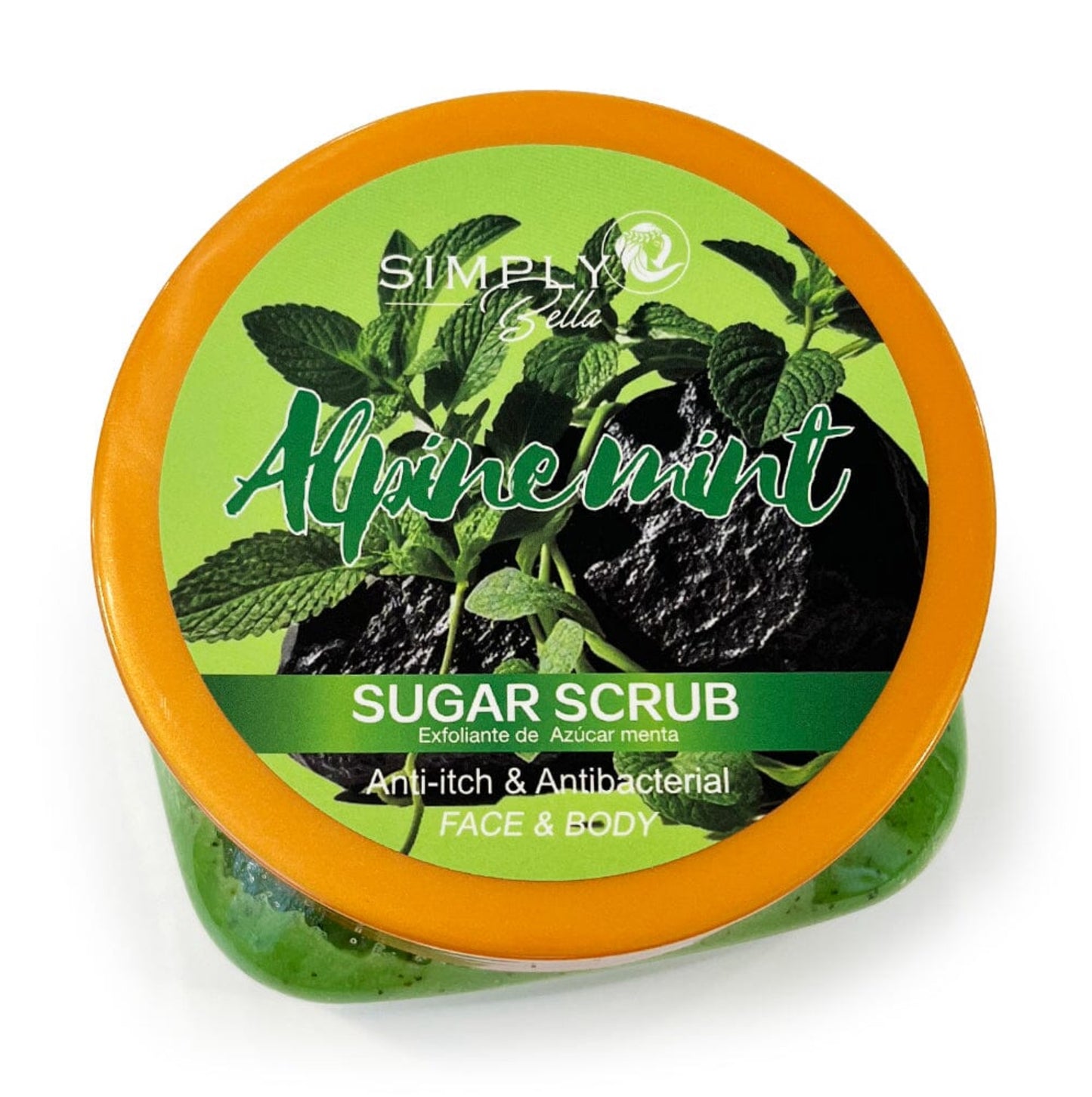 Simply Bella Alpine Mint Sugar Face & Body Scrub