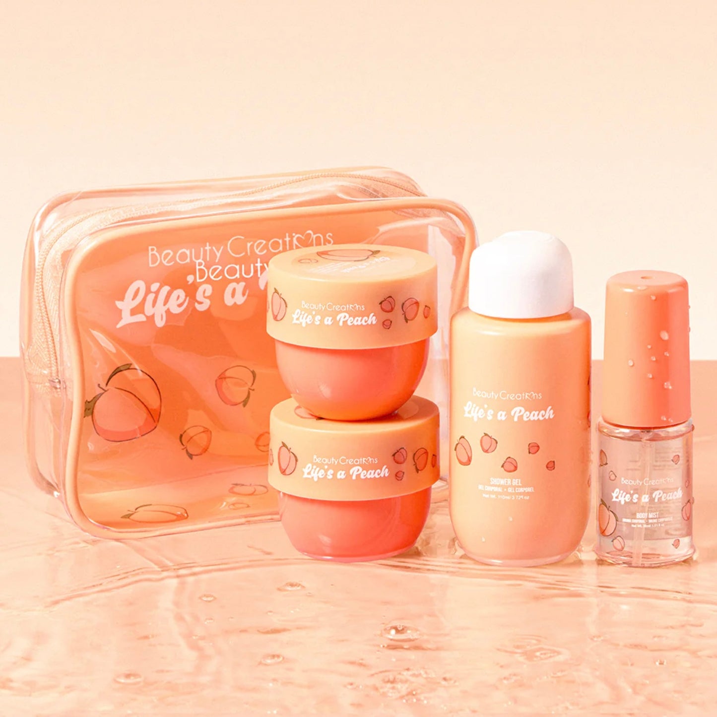 Beauty Creations Sweet Dose Mini Body Care Kit - Life Is A Peach