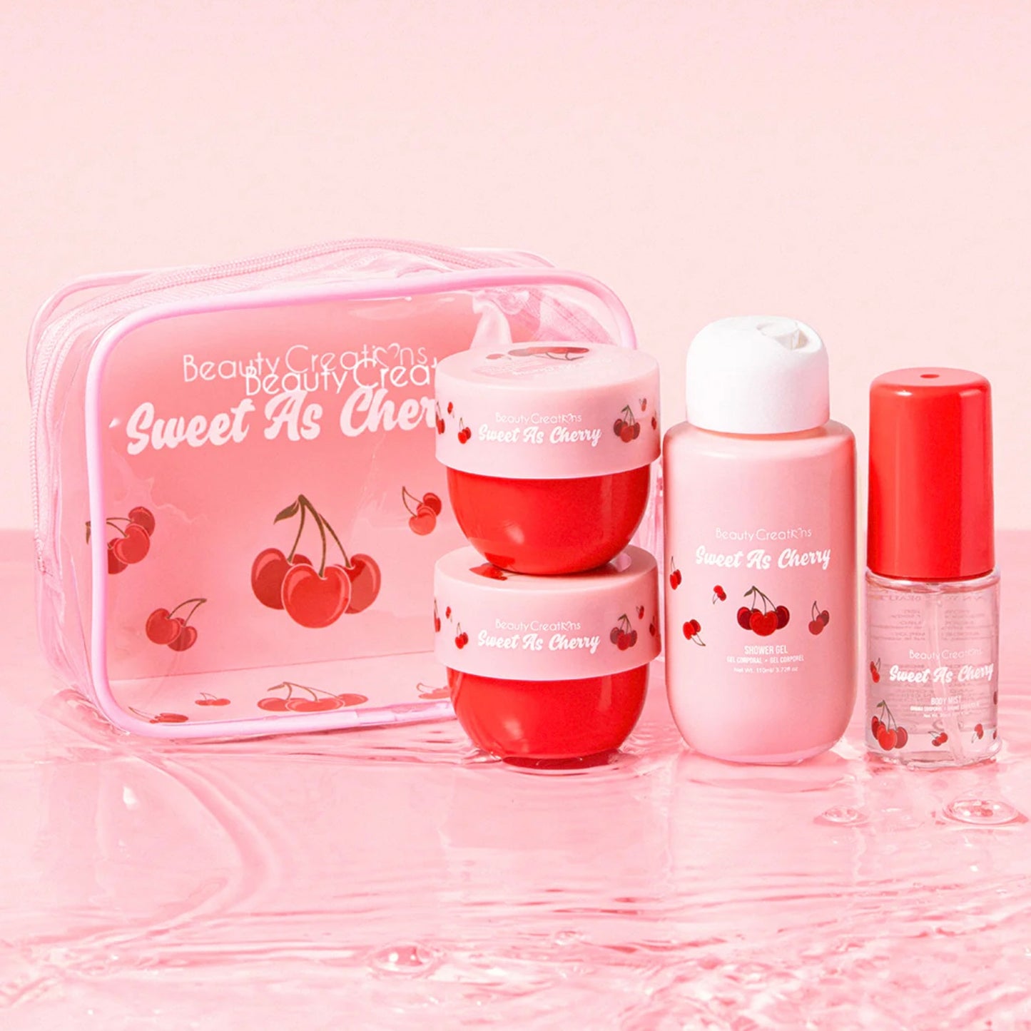 Beauty Creations Sweet Dose Mini Body Care Kit - Sweet As Cherry