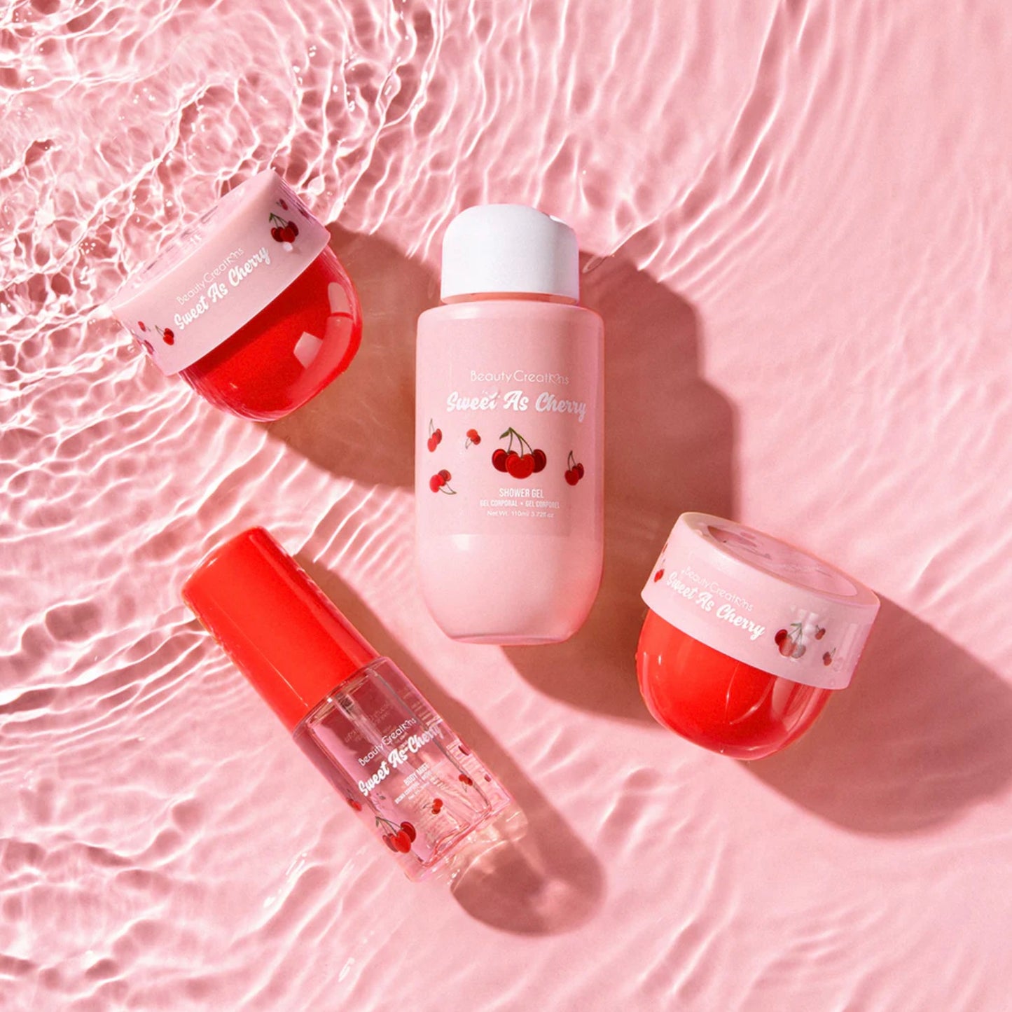 Beauty Creations Sweet Dose Mini Body Care Kit - Sweet As Cherry