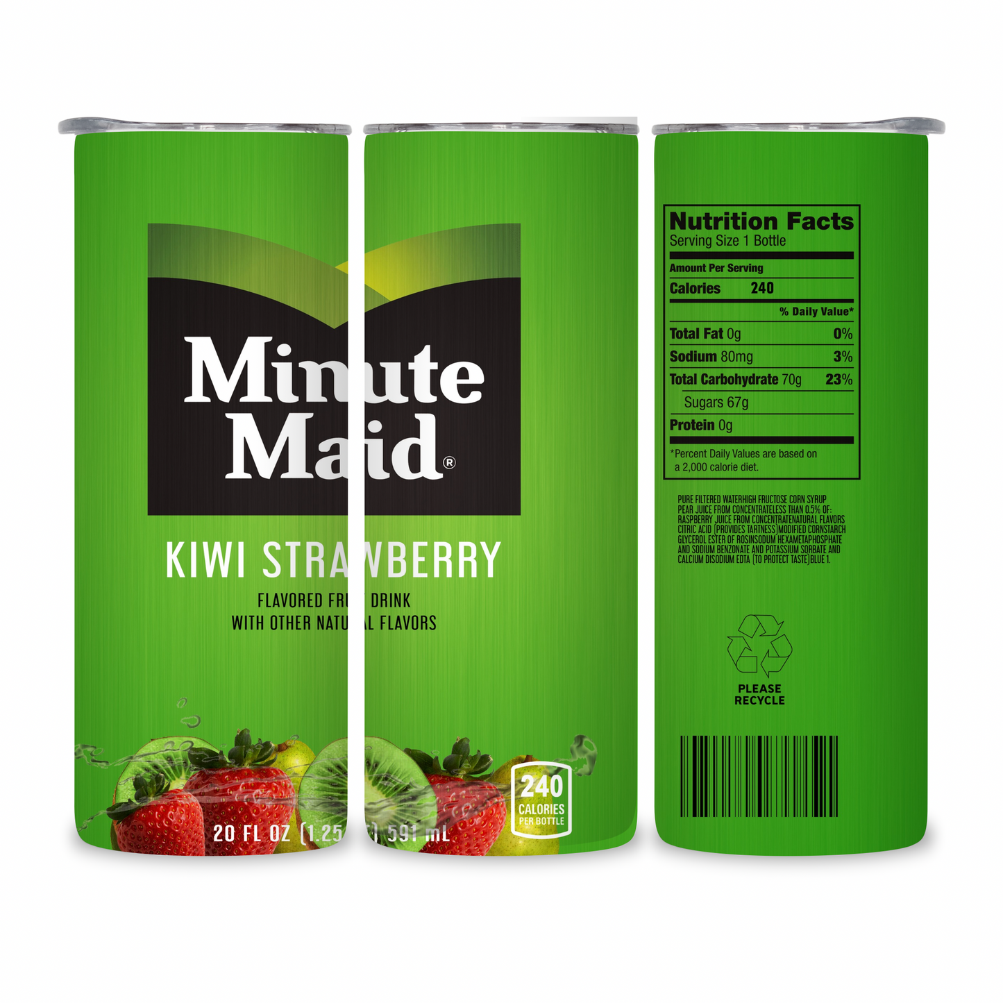 20 OZ Juice Stainless Steel Tumblers