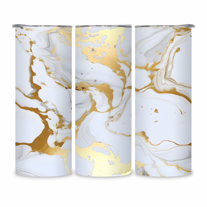 20 OZ Marble Stainless Steel Tumblers