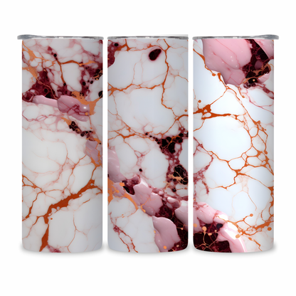 20 OZ Marble Stainless Steel Tumblers
