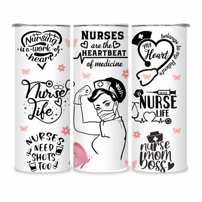 20 OZ Medical Field Stainless Steel Tumblers