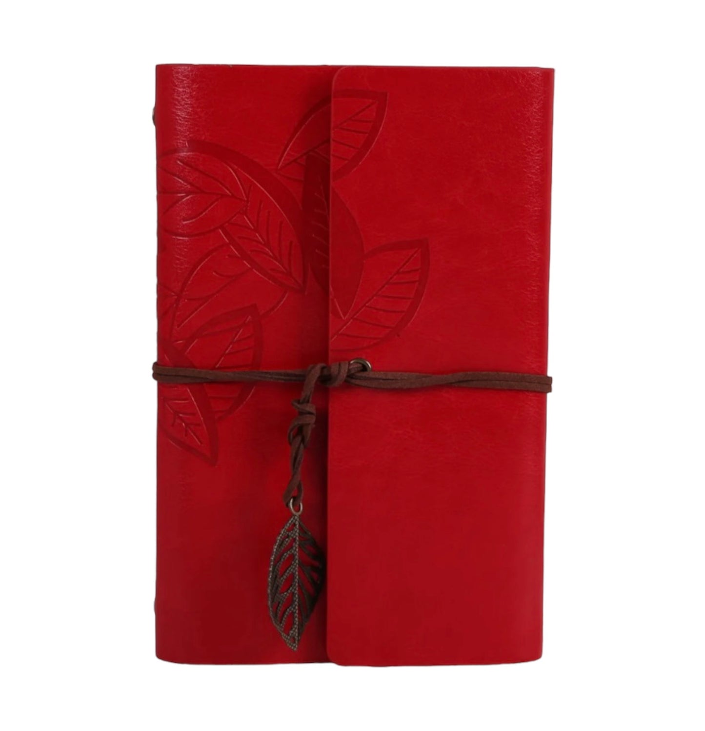 Faux Leather Leaf Journal Notebook