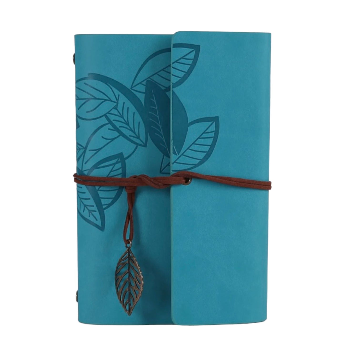 Faux Leather Leaf Journal Notebook