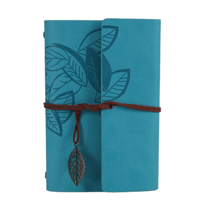 Faux Leather Leaf Journal Notebook