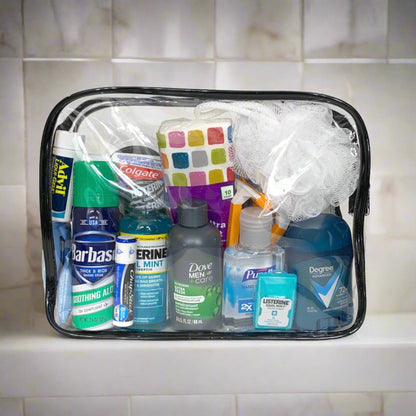 Men’s Essentials 89 Piece Travel Toiletries Bag