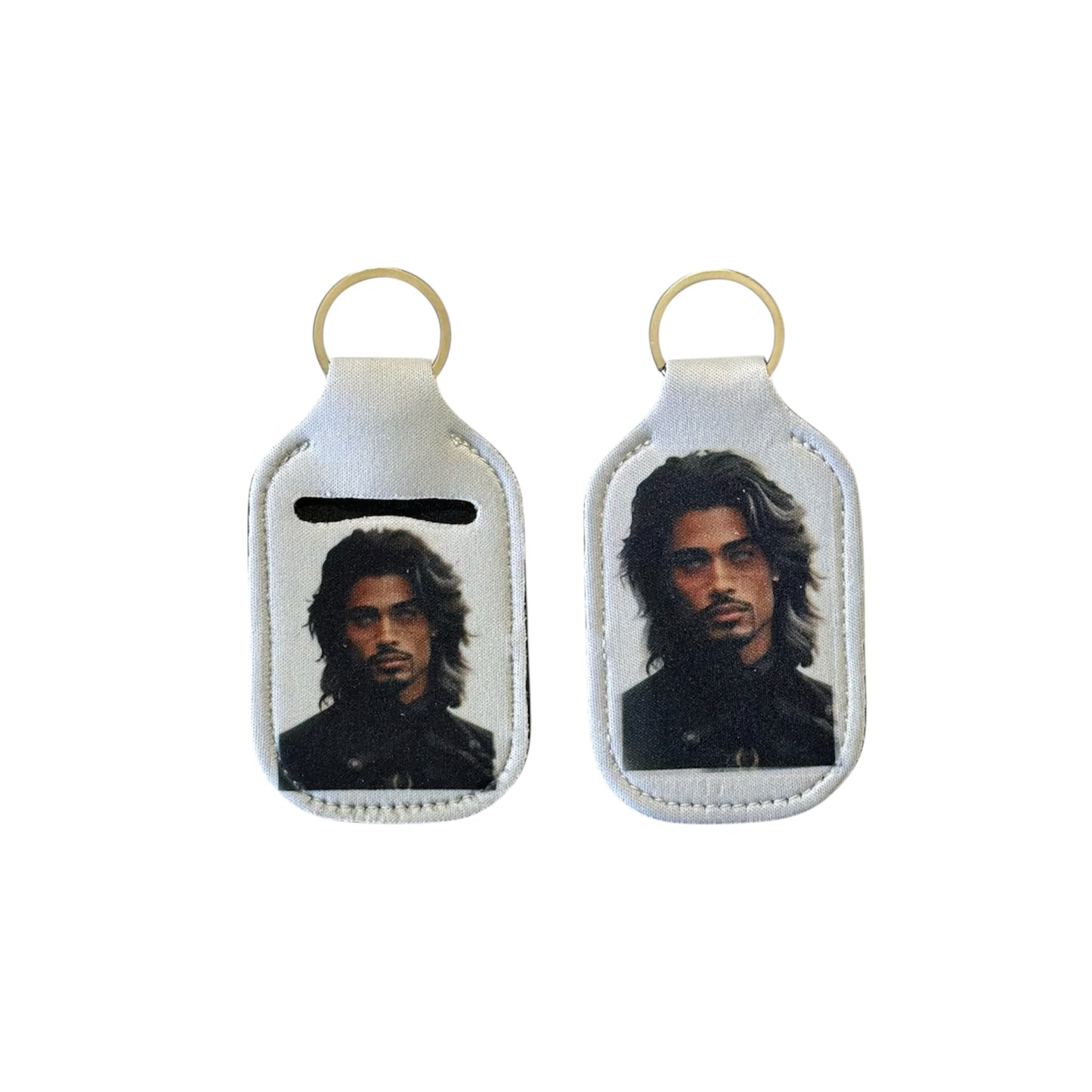Wristlet Hand Sanitizer Holder Keychain