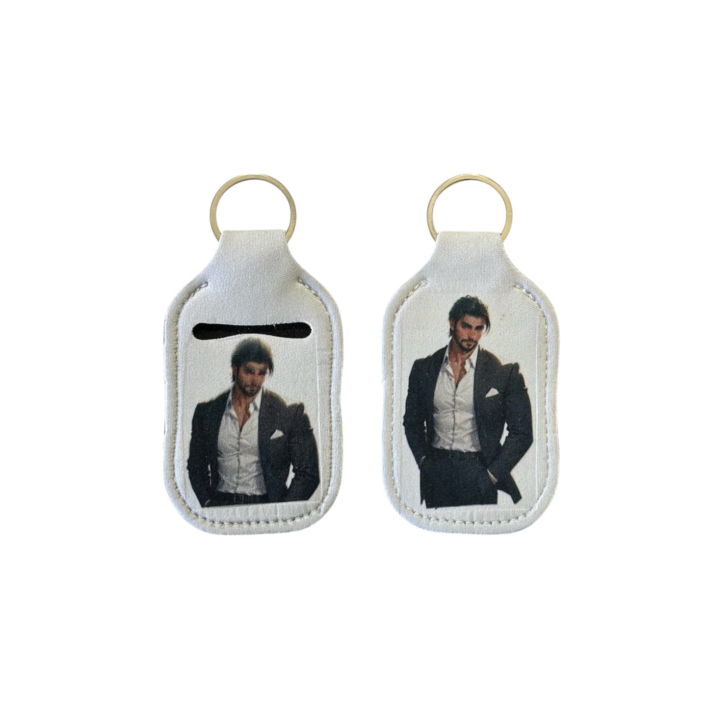 Wristlet Hand Sanitizer Holder Keychain