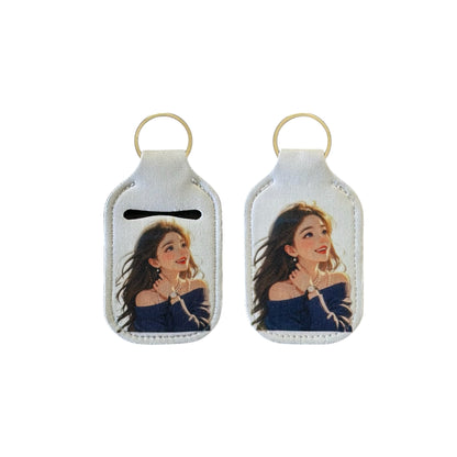 Wristlet Hand Sanitizer Holder Keychain