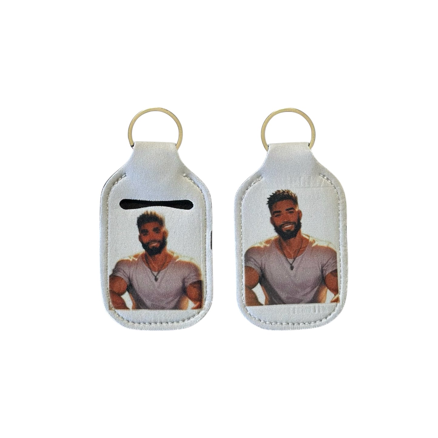 Wristlet Hand Sanitizer Holder Keychain