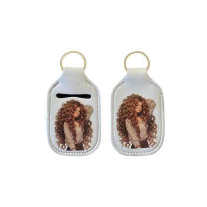 Wristlet Hand Sanitizer Holder Keychain