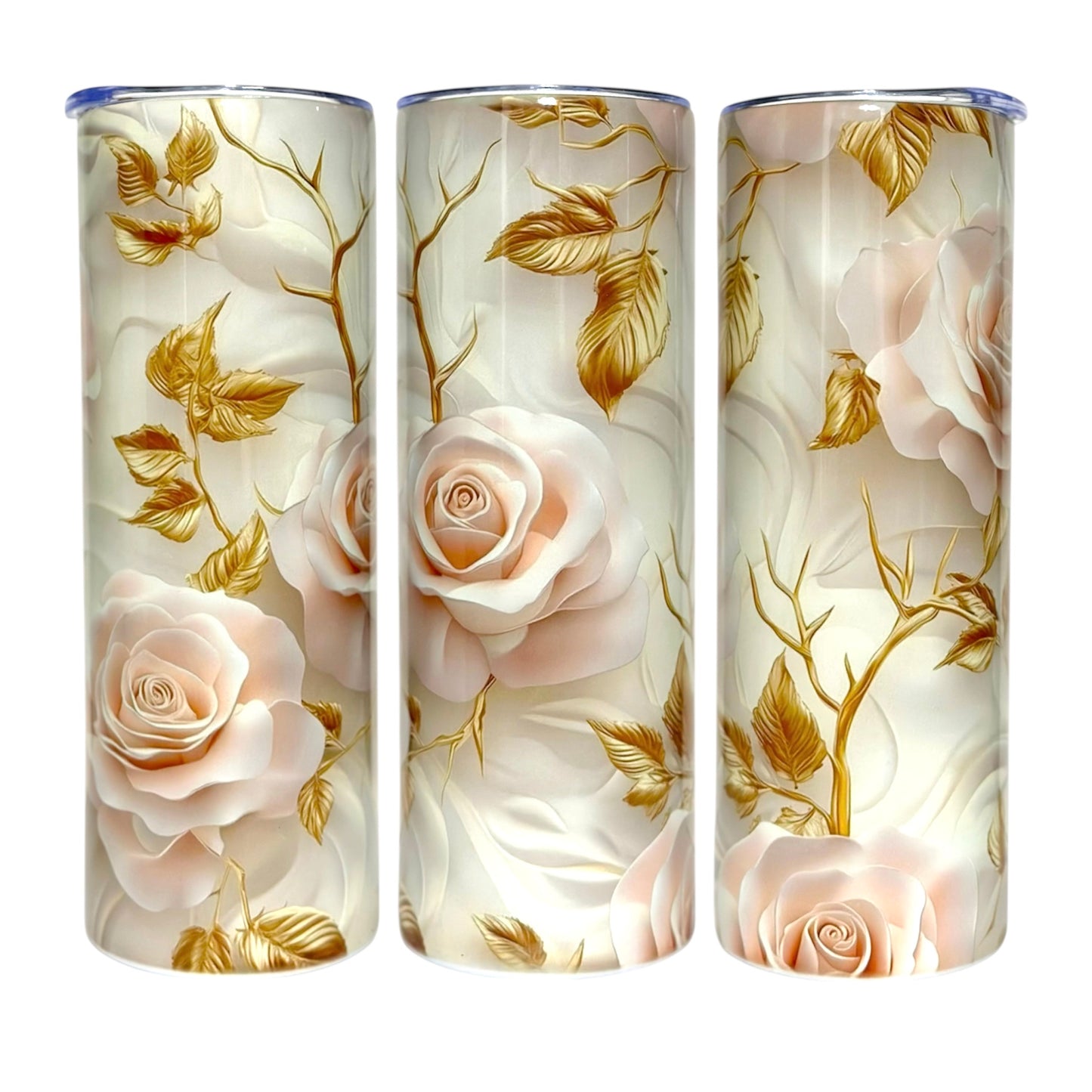 20 OZ Flowers Stainless Steel Tumblers