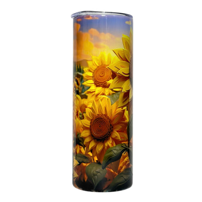20 OZ Flowers Stainless Steel Tumblers