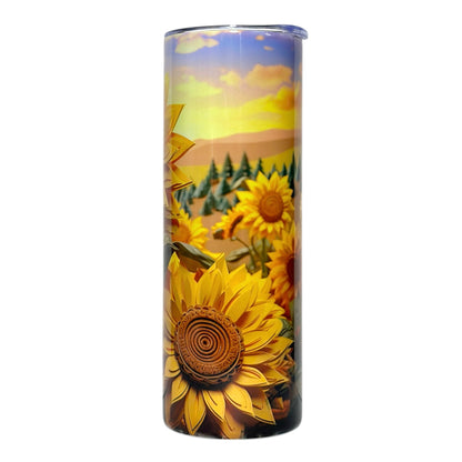 20 OZ Flowers Stainless Steel Tumblers