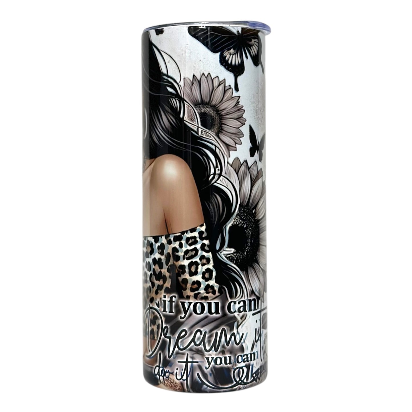 20 OZ Animated Positive Affirmations Stainless Steel Tumblers