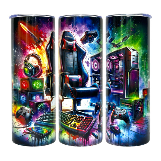 20 OZ Gamer Stainless Steel Tumblers