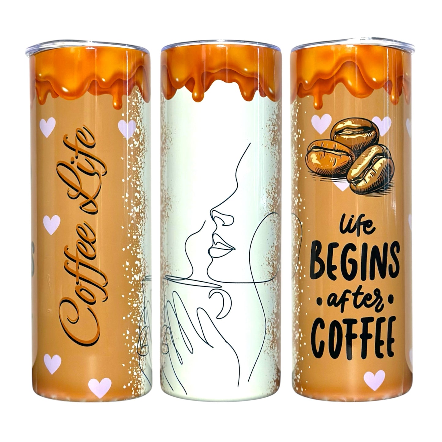 20 OZ Coffee Design Stainless Steel Tumblers