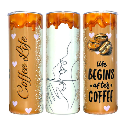 20 OZ Coffee Design Stainless Steel Tumblers