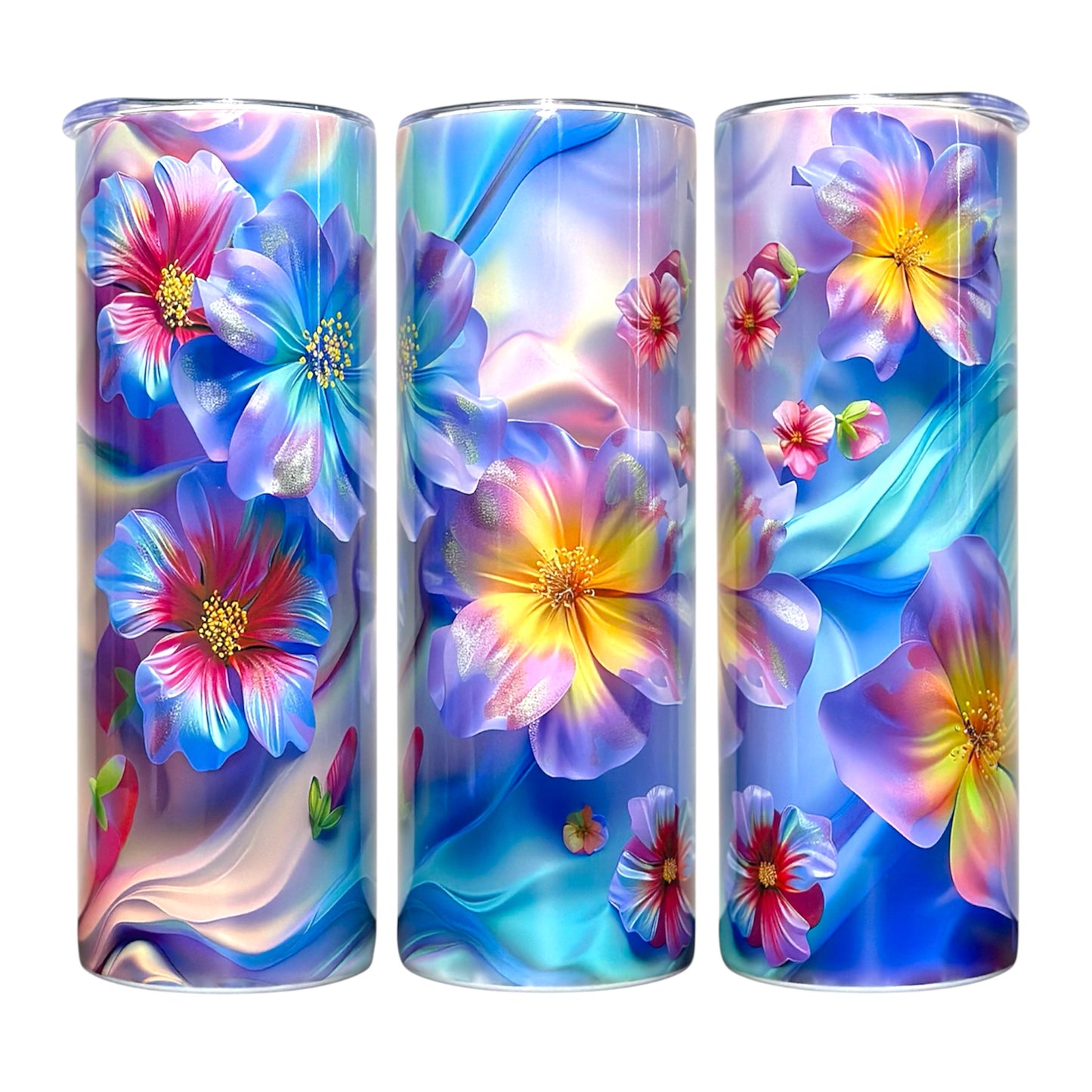 20 OZ Flowers Stainless Steel Tumblers