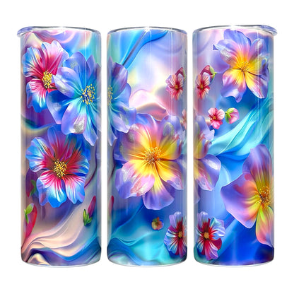 20 OZ Flowers Stainless Steel Tumblers