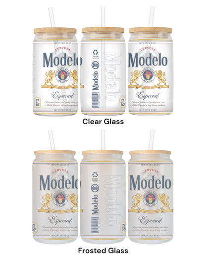 16 OZ Glass Can Beer Design