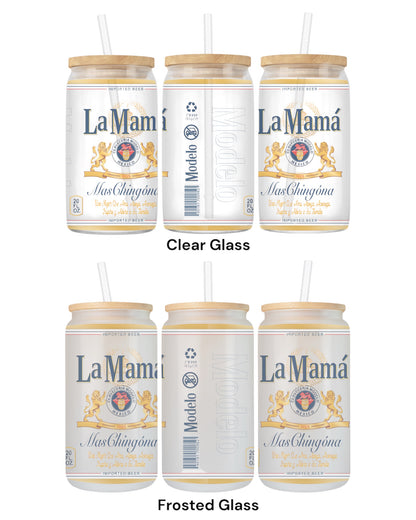 16 OZ Glass Can Beer Design