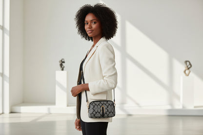 Infinity Crossbody Bag with Adjustable Removable Strap