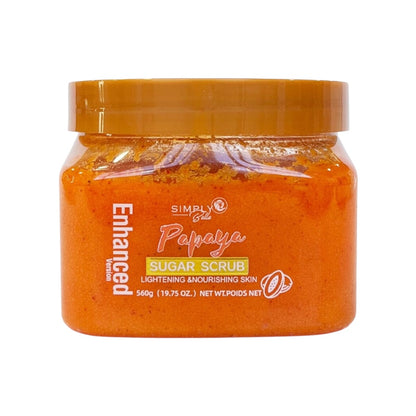 Simply Bella Papaya Sugar Face & Body Scrub