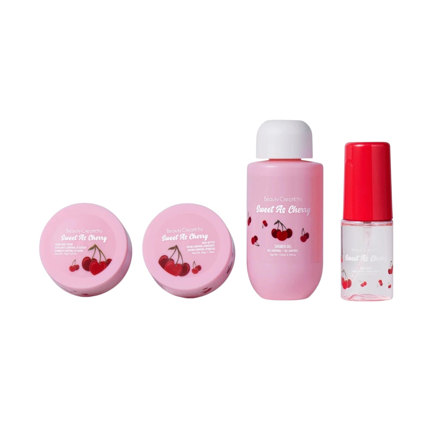 Beauty Creations Sweet Dose Mini Body Care Kit - Sweet As Cherry