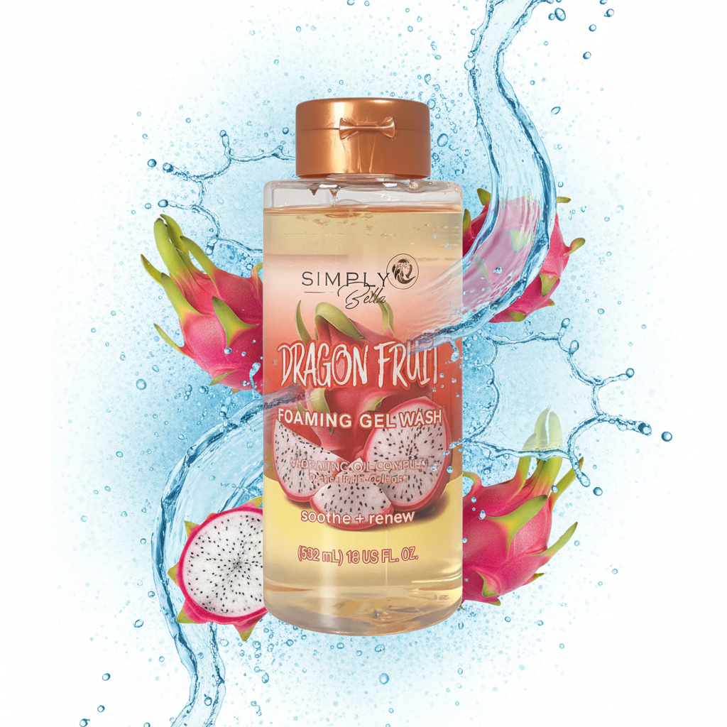 Simply Bella Dragonfruit Foaming Gel Body Wash